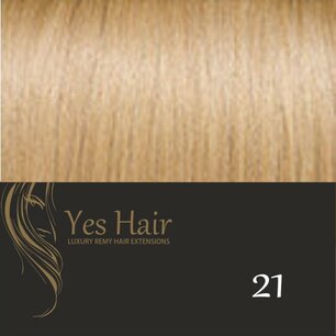 Yes Hair Microring Extensions Gold Line 52 cm NS kleur 21