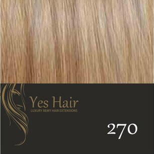 Yes Hair Microring Extensions Gold Line 52 cm NS kleur 270