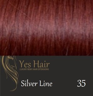 Yes Hair Extensions Silver Line 40 cm NS kleur 35 Yes Hair Extensions Silver Line 40 cm NS kleur 35
