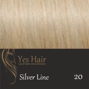Yes Hair Extensions Silver Line 55/60 cm NS kleur 20