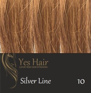 Yes Hair Extensions Silver Line 30 cm NS kleur 10 Yes Hair Extensions Silver Line 30 cm NS kleur 10