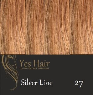 Yes Hair Extensions Silver Line 50 cm NS kleur 27 Yes Hair Extensions Silver Line 50 cm NS kleur 27