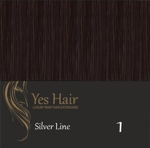 Yes Hair Simply Clips In 2  kleur 1 Zwart Bruin Yes Hair Simply Clips In 2  kleur 1 Zwart Bruin