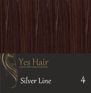 Yes Hair Simply Clips In 2  kleur 4 Yes Hair Simply Clips In 2  kleur 4