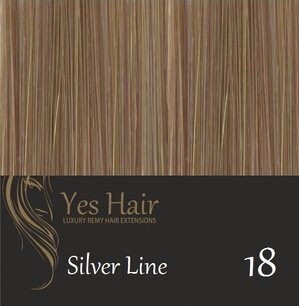 Yes Hair Simply Clips In 4  kleur 18 Yes Hair Simply Clips In 4  kleur 18