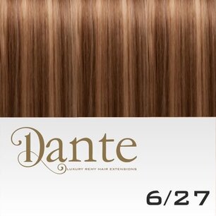 Dante Clips In LIGHT 42 cm Natural Straight kleur 6-27 Dante Clips In LIGHT 42 cm Natural Straight kleur 6-27