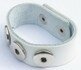 Leren armband wit (23 cm)  Leren armband wit (23 cm)
