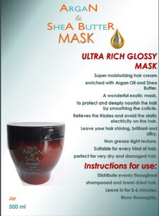 Kleral - Rich Argan & Shea Butter Mask 500 ml