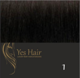 Yes hair weft 1.30 breed  42 cm lang  kleur 1