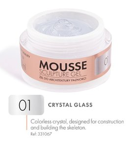 Victoria Vynn Mousse sculpture gel 01 Crystal Glass 50 ml