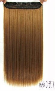 Clip In Hair One Stroke stijl 55 cm #6A