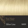 Yes Hair Extensions Silver Line 50 cm NS kleur 1001 Zeer Licht Blond
