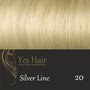 Yes Hair Extensions Silver Line 40 cm NS kleur 20 Licht Blond