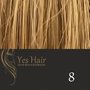 Yes Hair Microring Extensions Gold Line 52 cm NS kleur 8