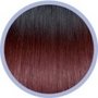 Seiseta Invisible Clip-on OMBRE kleur #1B/530 Zwart/Wijnrood