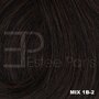 Estee Paris Genius Weft 40cm Kleur Mix 1B/2 - Mix donkerbruin + bruin
