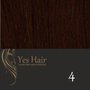 Yes Hair Weft 52 cm breed kleur 4 Midden Rood Bruin
