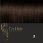 Yes Hair Tape Extensions Gold 42 cm kleur 2 Donker Bruin