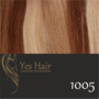 Yes Hair Weft 130 cm breed kleur 1005 Warm Bruin + Blonde highlights