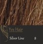 Yes Hair Weft Silver Line 100 cm breed kleur 8