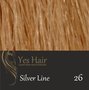 Yes Hair Weft Silver Line 100 cm breed kleur 26