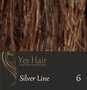 Yes Hair Weft Silver Line 100 cm breed kleur 6 WAVY