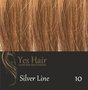 Yes Hair Extensions Silver Line 30 cm NS kleur 10