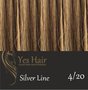 Yes Hair Extensions Silver Line 40 cm NS kleur 4/20
