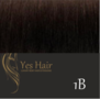 Yes hair weft 1.30 breed  42 cm lang  kleur 1b