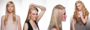 Seiseta Invisible Clip-on #DB2 Licht Goudblond met 2 clips_